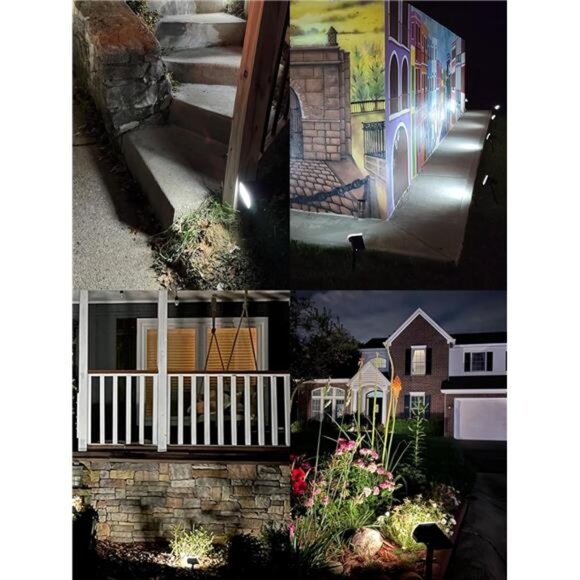 Outdoor Solar Lights Waterproof IP68 LED Spot Lights Yard Patio Garden Pathway - Picture 6 of 7